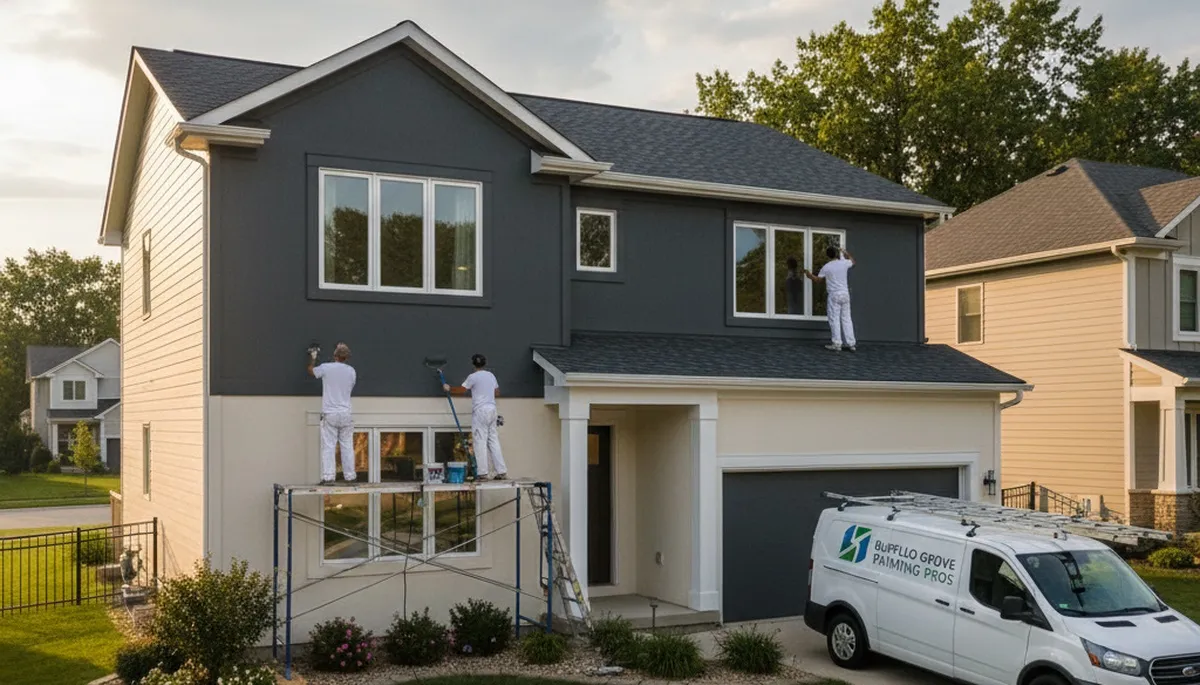 House painting crew serving Highland Park, IL with professional exterior and interior painting services