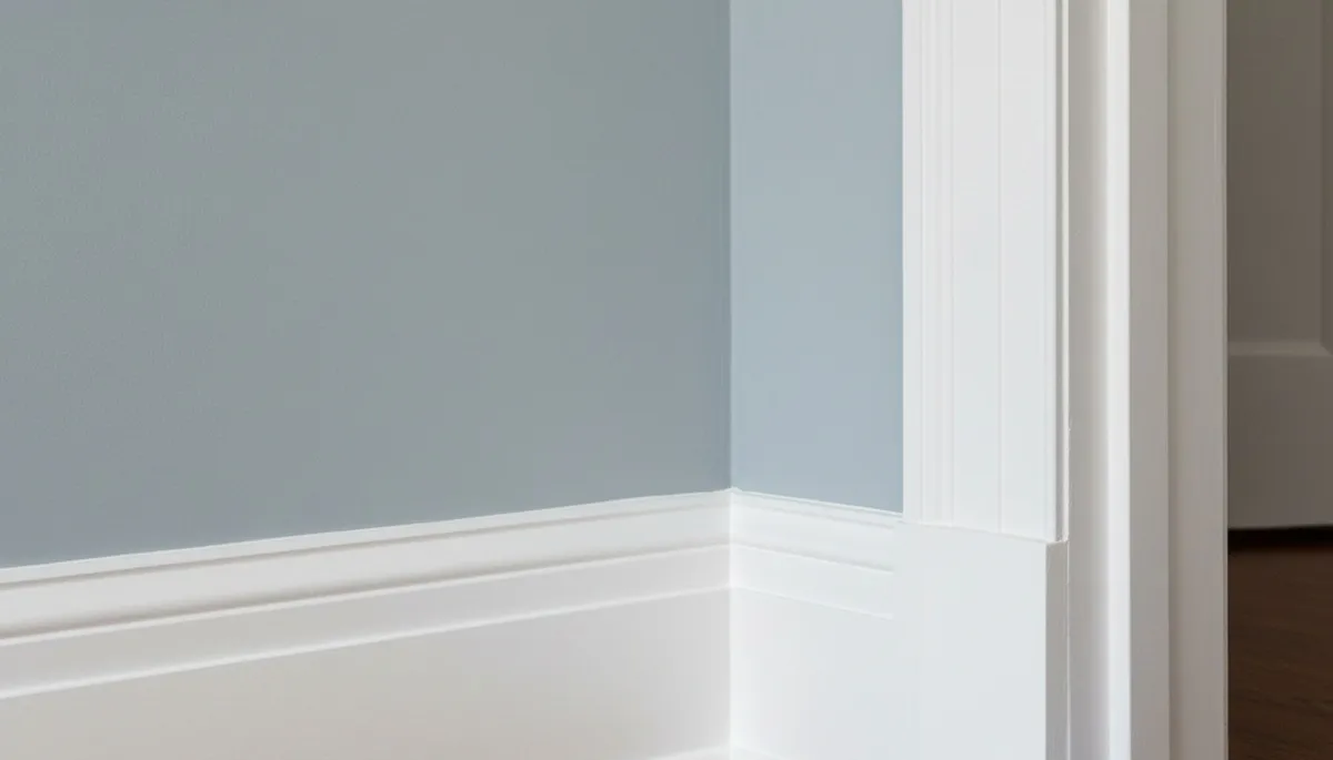 Professional interior trim painting with sharp lines in a Highland Park, IL home by expert painters